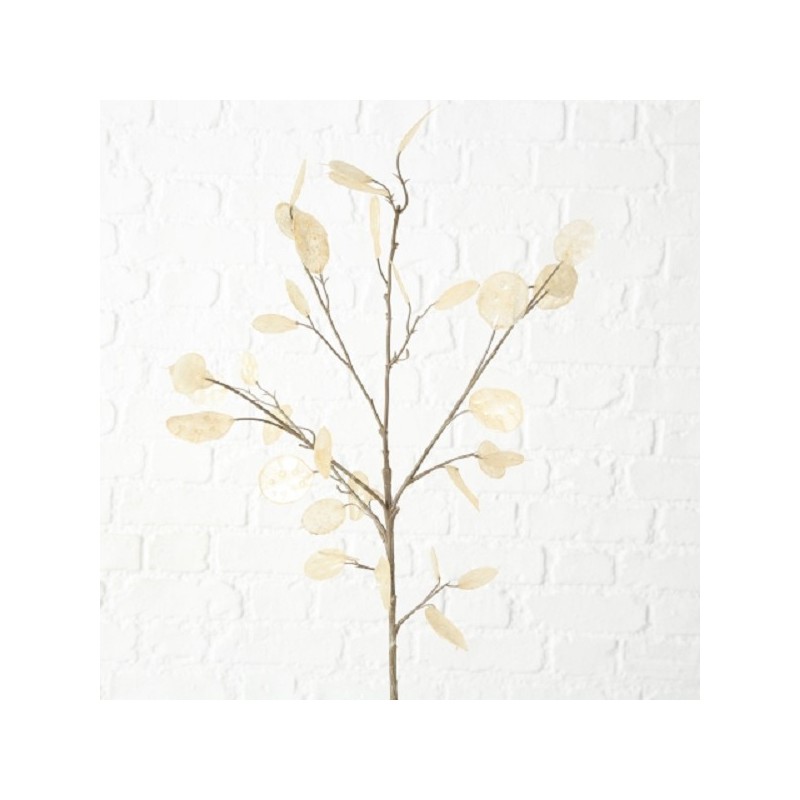 Boltze Home Decotak Zilverblad h91cm ecru