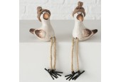 Boltze Home figurine Simon mouette avec jambes pendantes 22cm
