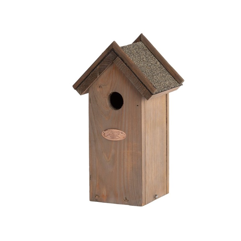 Esschert Design Nestkast pimpelmees bitumen dak L12 x B16,8 x H27,4cm