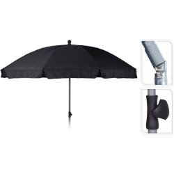 Parasol Ø250cm Grijs Polyester