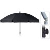 Parasol Ø250cm grijs polyester