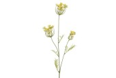 Fleur artificielle Reine Anne jaune H86cm