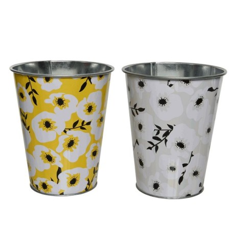 Bloempot zink  Ø11.5-H15cm