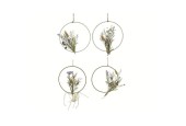 Hanger gedroogde bloemen W20-H22cm naturel
