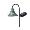Lumineo Solar tuinlamp  ijzer H69cm-1L Warm wit met schakelaar