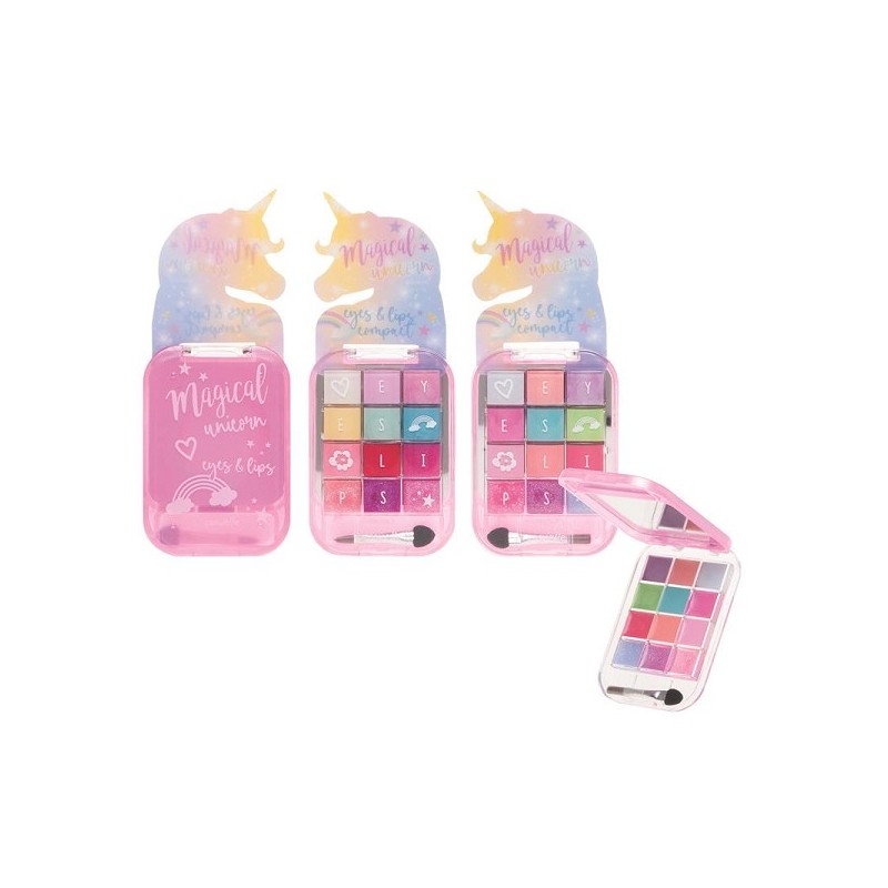 Casuelle Make-up setje Unicorn Eyes & lips 8,5x6cm