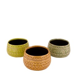 Dijk Natural Collections Pot de fleur en céramique Ø15x9cm