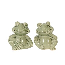 Dijk Natural Collections Grenouille en céramique 14x10x16cm