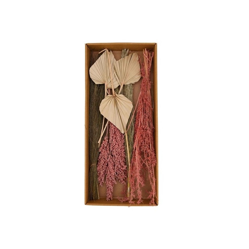 Dijk Natural Collections Exotic mix droogbloemen  in tray 59x26x6cm