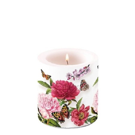 Bougie Ambiente petite Peonien Blanc