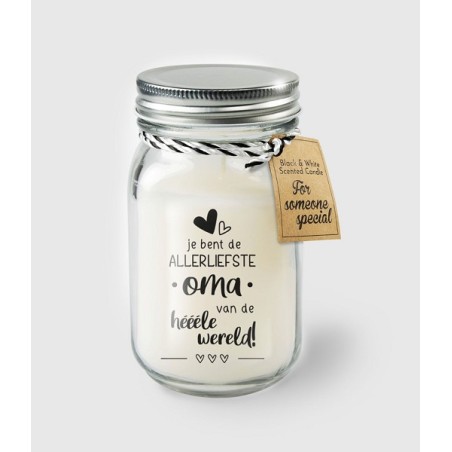 Paperdreams Black & White Scented Candles - Oma