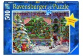Ravensburger puzzel The Christmas Shop 500 stukjes