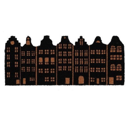 Esschert Design Paillasson maisons de canal de noix de coco 75x31cm