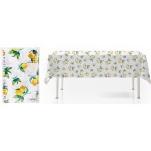 Nappe flanelle 130x180cm imprimé citrons