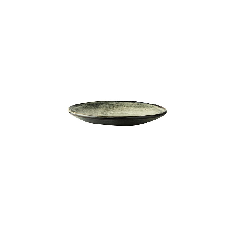 Dutch Rose Organic bord ø17cm groen doos a 4 stuks