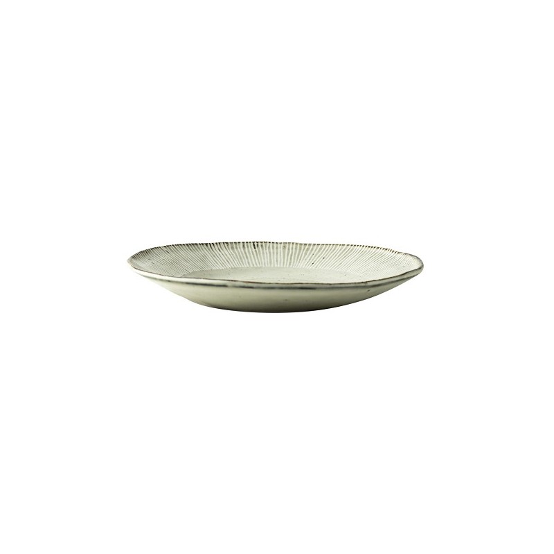 Dutch Rose Organic bord ø21,5cm creme doos a 4 stuks