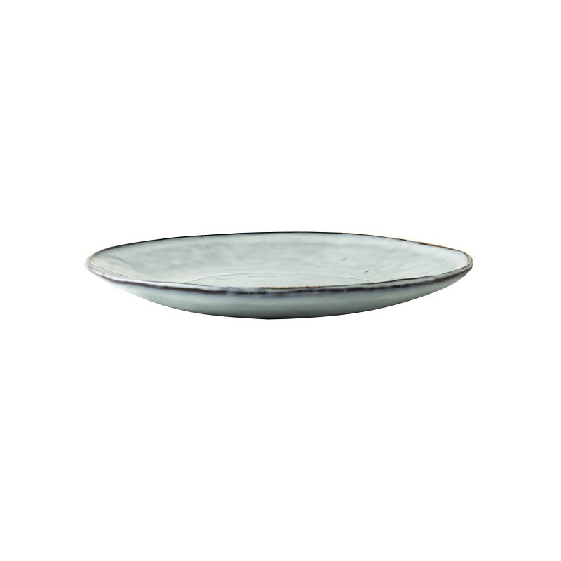 Dutch Rose Organic bord ø26,5cm blauw doos a 4 stuks