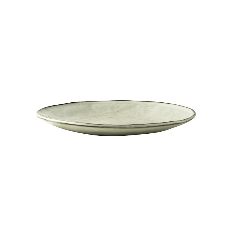 Dutch Rose Organic bord ø26,5cm creme doos a 4 stuks