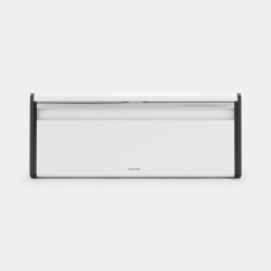 Brabantia Boîte à pain avec couvercle à rabat blanc 18,7x25x46,5cm 18 litres