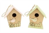 Vogelhuis Scenery hout 14,5x9xh12cm