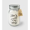 Paperdreams Black & White scented candles - Forever be my always