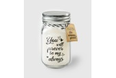 Paperdreams Black & White scented candles - Forever be my always
