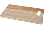 Planche à découper en teck avec poignée 34x21x1,5cm