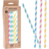 Pailles en papier jumbo 25cm boîte de 50 pièces