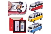 Briquet USB Volkswagen T1 6x3x2cm avec vrais phares fonctionnels