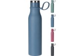 Bouteille isotherme inox avec anse 500ml double paroi Ø6,5x23cm