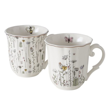 Boltze Home Mug Kamilla 350ml - 12x9x10cm - disponible en papillon ou chez