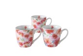 Boltze Home Jumbo Mug Karella avec fleurs 480ml