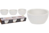 Set de bols à snack en porcelaine 3 pièces