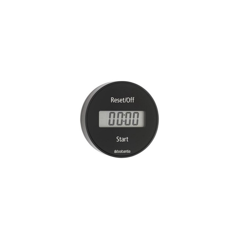 Brabantia Tasty+ minuterie de cuisine avec aimant gris foncé