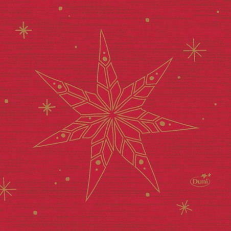 Duni Servetten Star Stories Red 24x24cm
