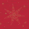 Duni Servetten Star Stories Red 24x24cm