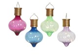 Lumineo Solar Lamp Bulb Druppelvorm Met Hengsel- Dia7.7-H11.7cm- Verkrijgbaar In