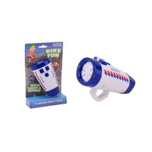 John Toy Bike Fun Fietslamp Politie Met Geluid 14x5,5x24,5 Cm