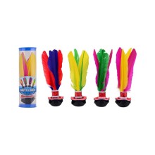 John Toy Gooi en schop shuttle in koker- 6,5x6,5x22cm- verkrijgbaar in 4 verschillende kleuren