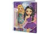 Grafix Besties Livre de coloriage A4, 30 feuilles + 5 crayons doubles