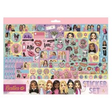 Grafix Besties Mega ensemble d'autocollants 26x35,5 cm 14 feuilles