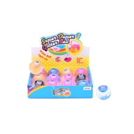 John Toy Balle rebondissante avec oeil lumineux Ø65mm