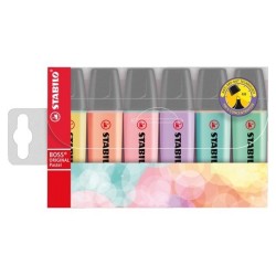 Stabilo Boss pastel etui met 6 kleuren
