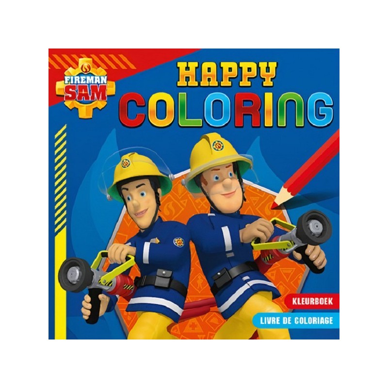 Deltas Fireman Sam Happy livre de coloriage amusant