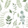 Serviettes Duni Greenery 33x33cm tissu 3 épaisseurs FSC paquet de 20 serviettes