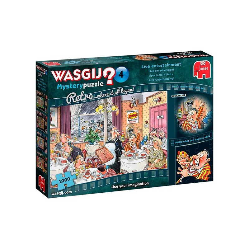 Jumbo Wasgij puzzel Retro Mystery 4 - Live Entertainment! 1000pcs