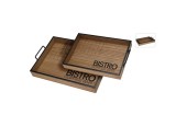 Dienblad set 2-delig Bistro