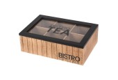 Theekist Bistro 6-vaks 24x16,5x7,5cm