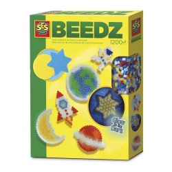 Ses BEEDZ Fuse Beads Glow in the dark Univers 1200 perles