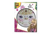 Ses Fashion tatouages visage à paillettes Princesse